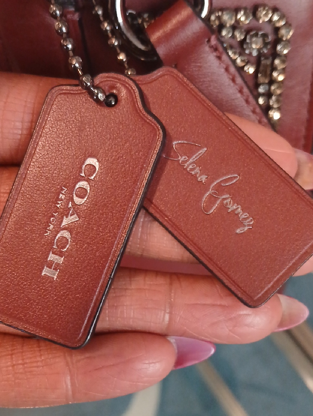 Coach Collaboration With Selena Gomez Limited Edition  Bag with Crystal Accents - Picture 3 of 11